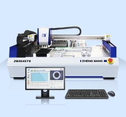 武漢正邦全自動(dòng)視覺(jué)貼片機(jī) ZB3545TS 四頭貼裝飛達(dá)供料伺服系統(tǒng)